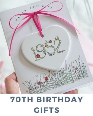 PERSONALISED 70TH BIRTHDAY GIFTS