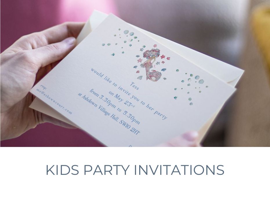 KIDS PARTY INVITATIONS