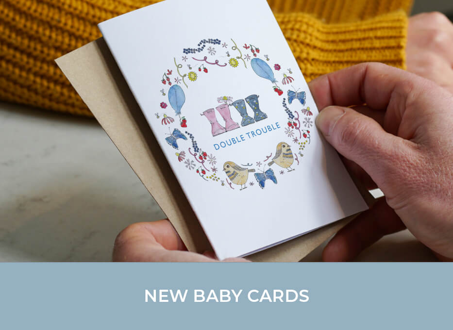 Personalised new baby cards