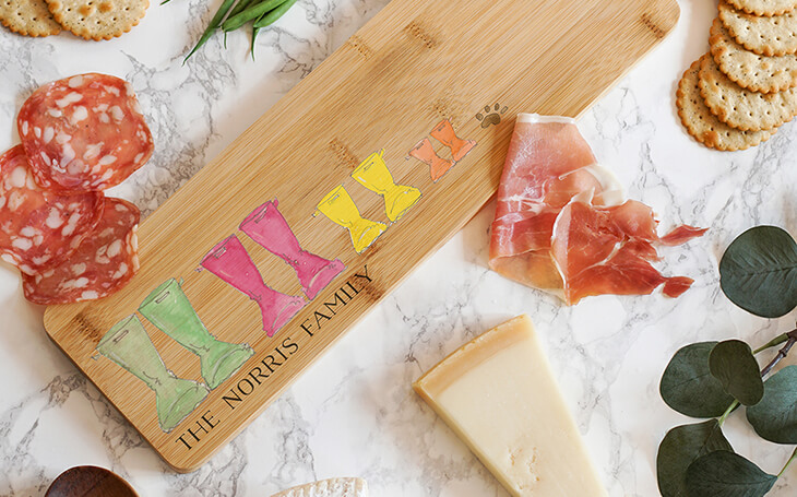 Personalised Family Charcuterie Board