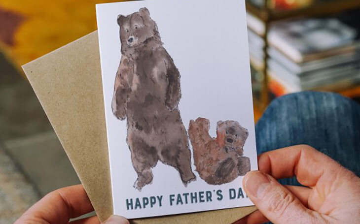 Daddy & Me Bears Father's Day Card