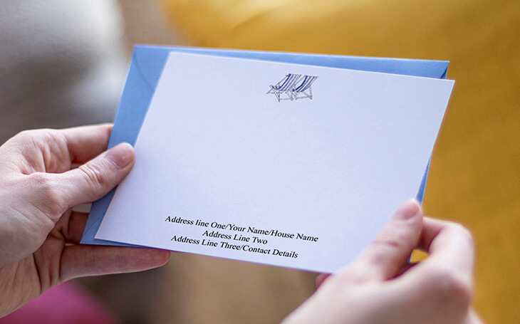 Deck Chair Correspondence Cards