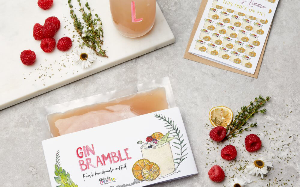 Gin Bramble Cocktail Gift Set