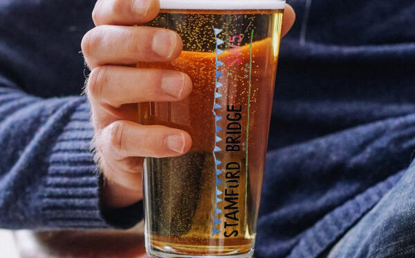 Football Stadium Pint Glass