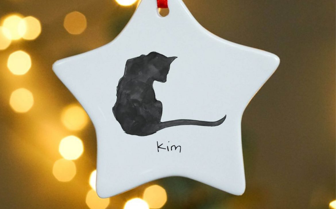 Cat Christmas Tree Decoration