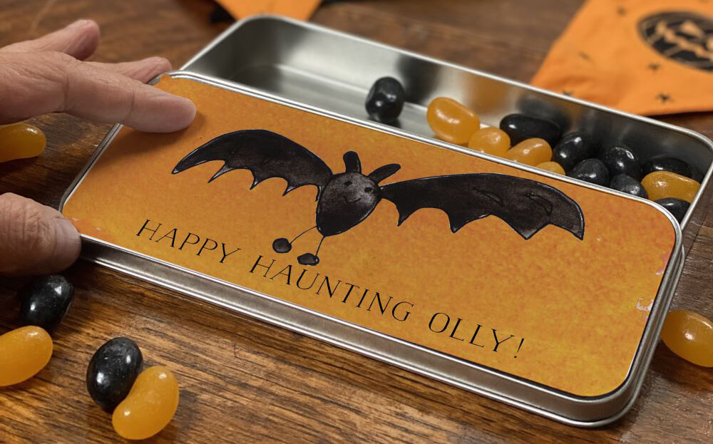 Spooky Halloween Treat Tin