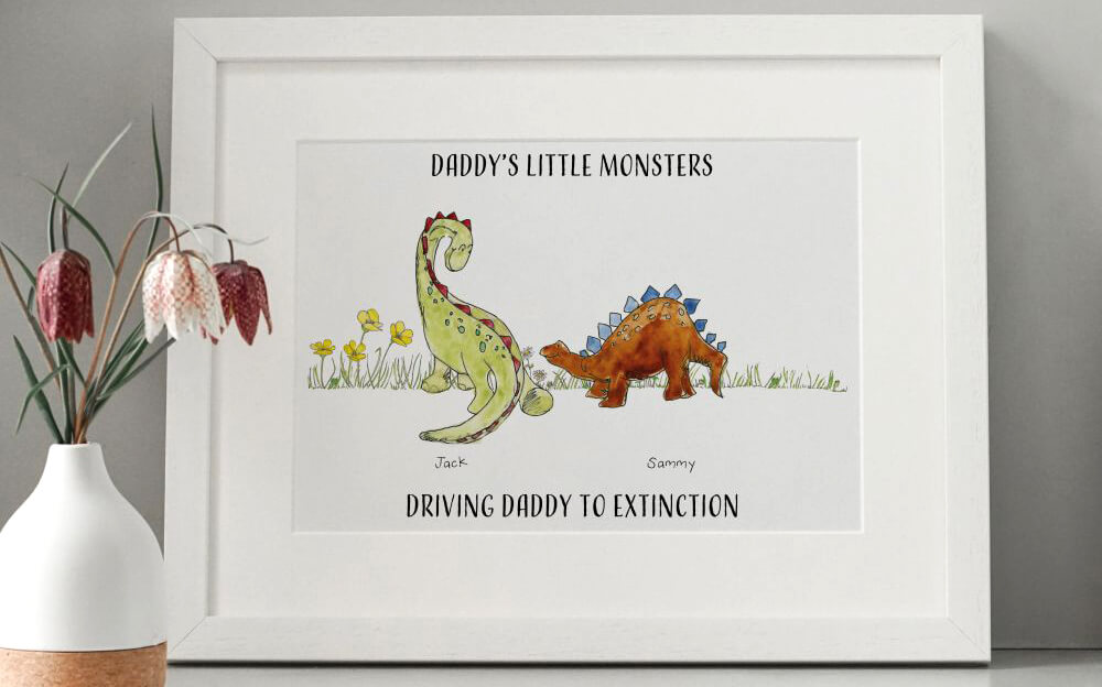 Dinosaur Family Print