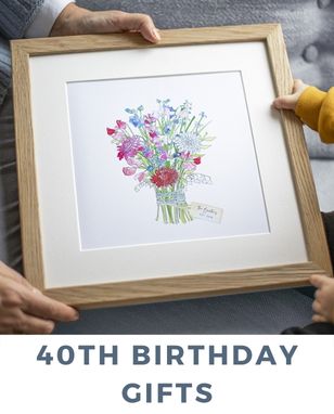 PERSONALISED 40TH BIRTHDAY GIFTS