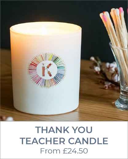Thank You Teacher Candle