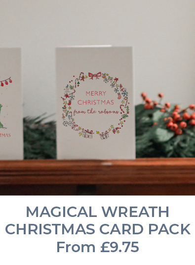 Magical Christmas Wreath Christmas Card Pack