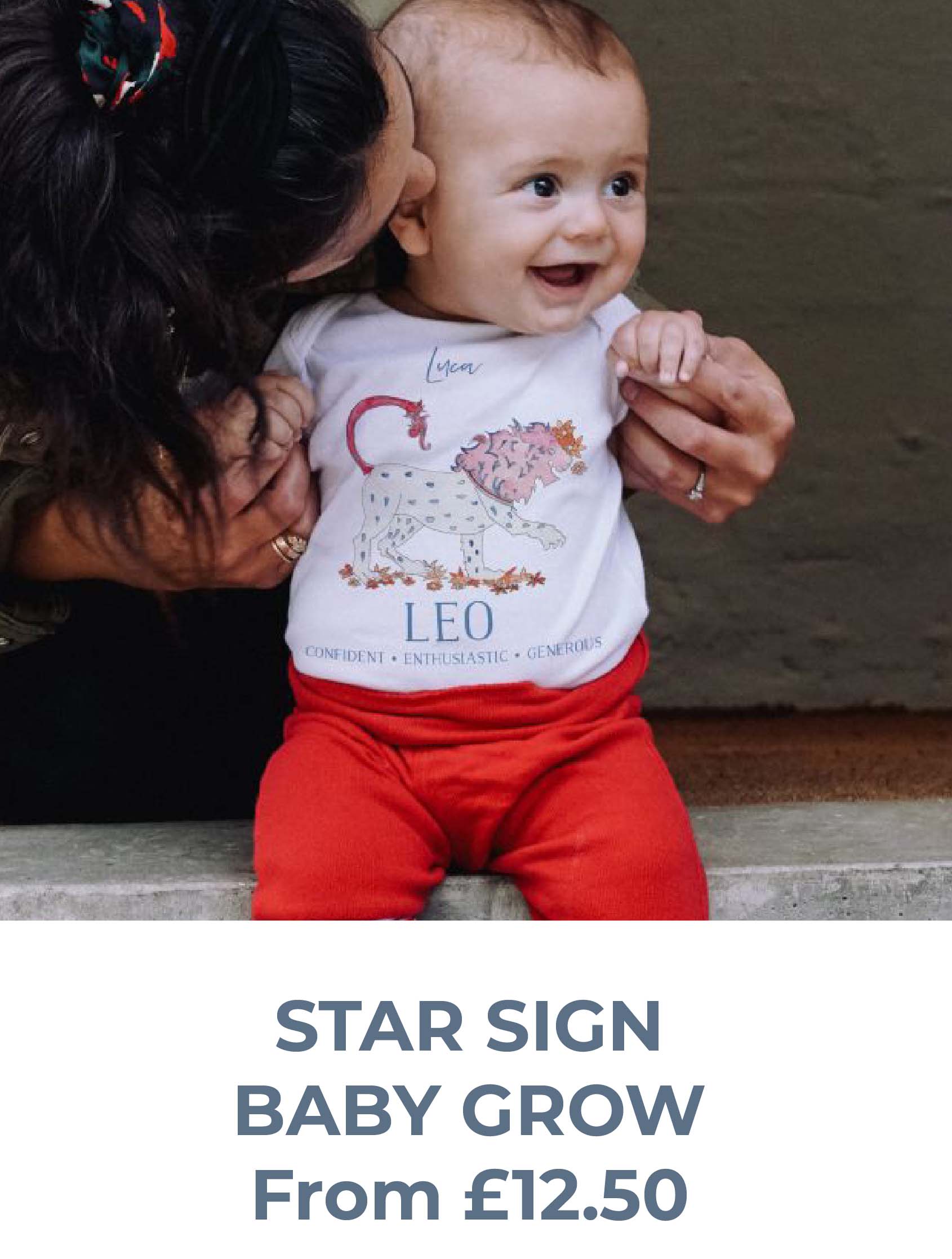 Star Sign Baby Grow
