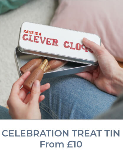 Personalised celebrations treat tin
