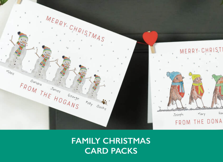 Christmas card packs