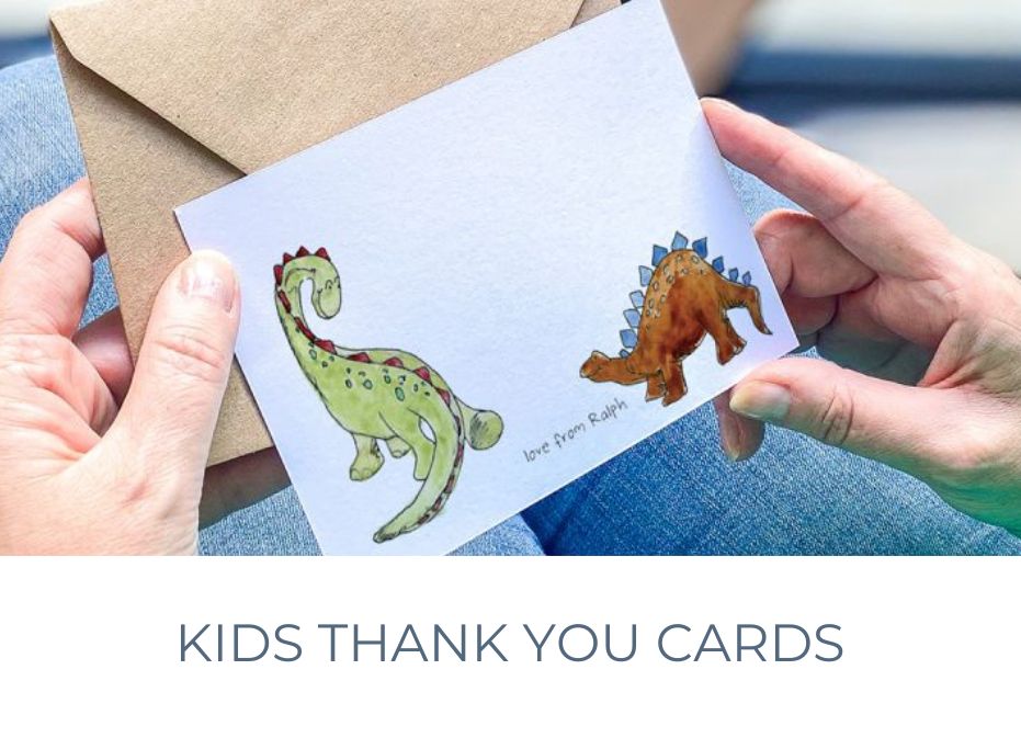 KIDS THANK YOU CARDS