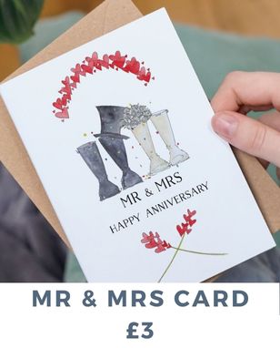 MR & MRS ANNIVERSARY CARD