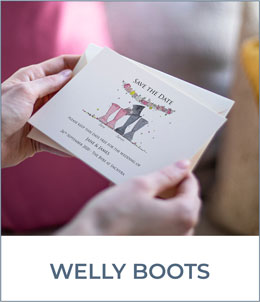 Welly Boot Wedding Stationery