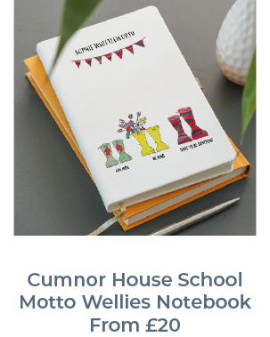 School Motto Wellies Notebook