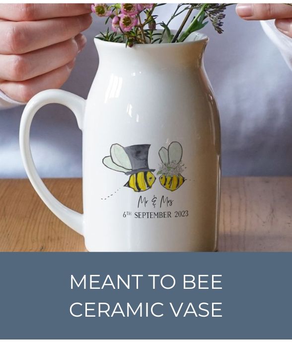 Personalised Meant to Bee Ceramic Vase