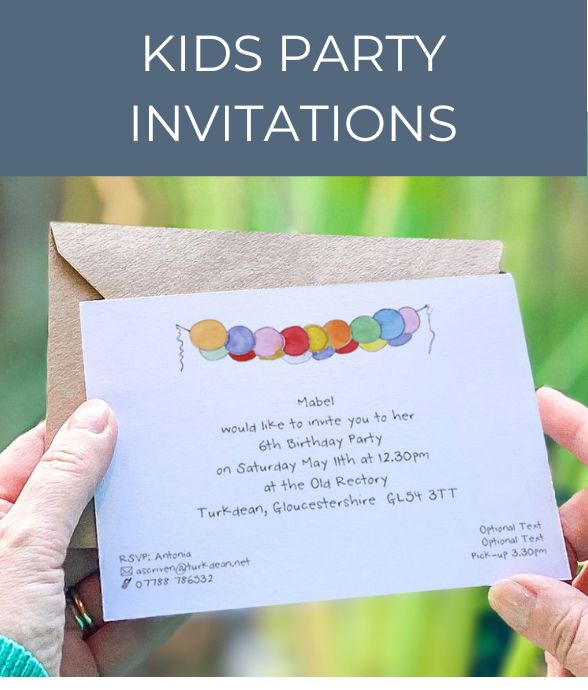 KIDS BIRTHDAY PARTY INVITATIONS