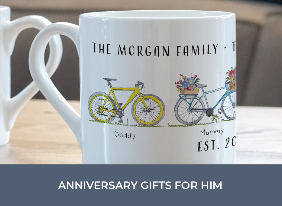 Personalised anniversary gifts for him