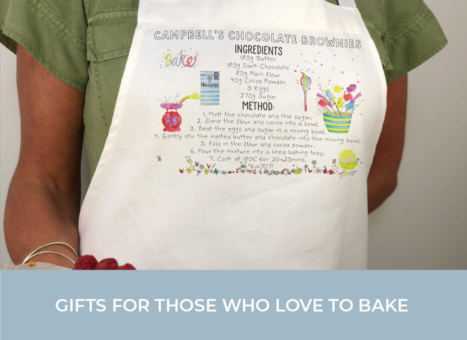 Personalised gifts for bakers