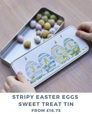 Easter egg tin