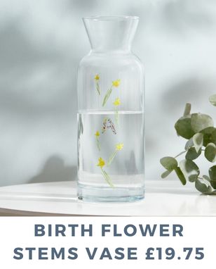 BIRTH FLOWER STEMS VASE