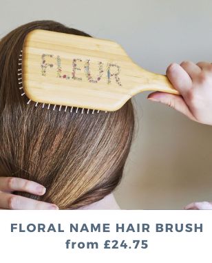 Floral Hairbrush