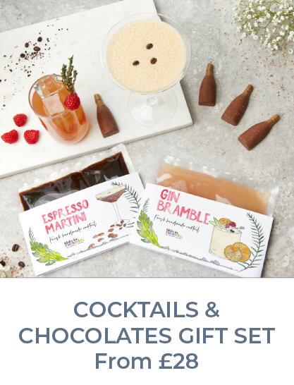Cocktail and chocolate gift set