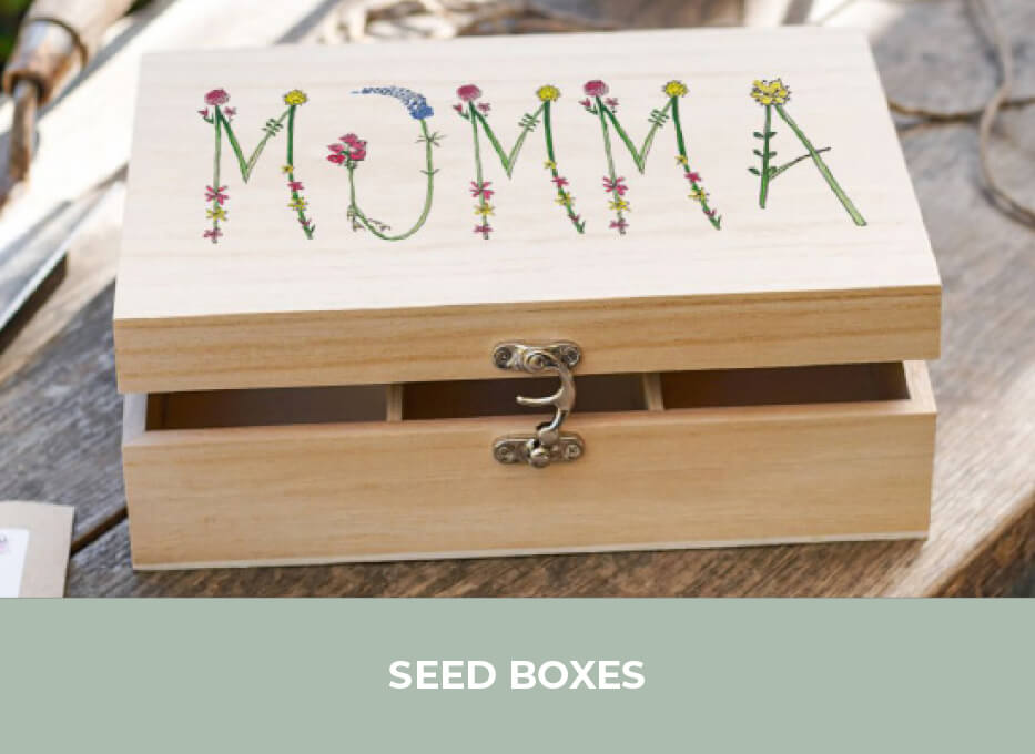 Personalised seed boxes