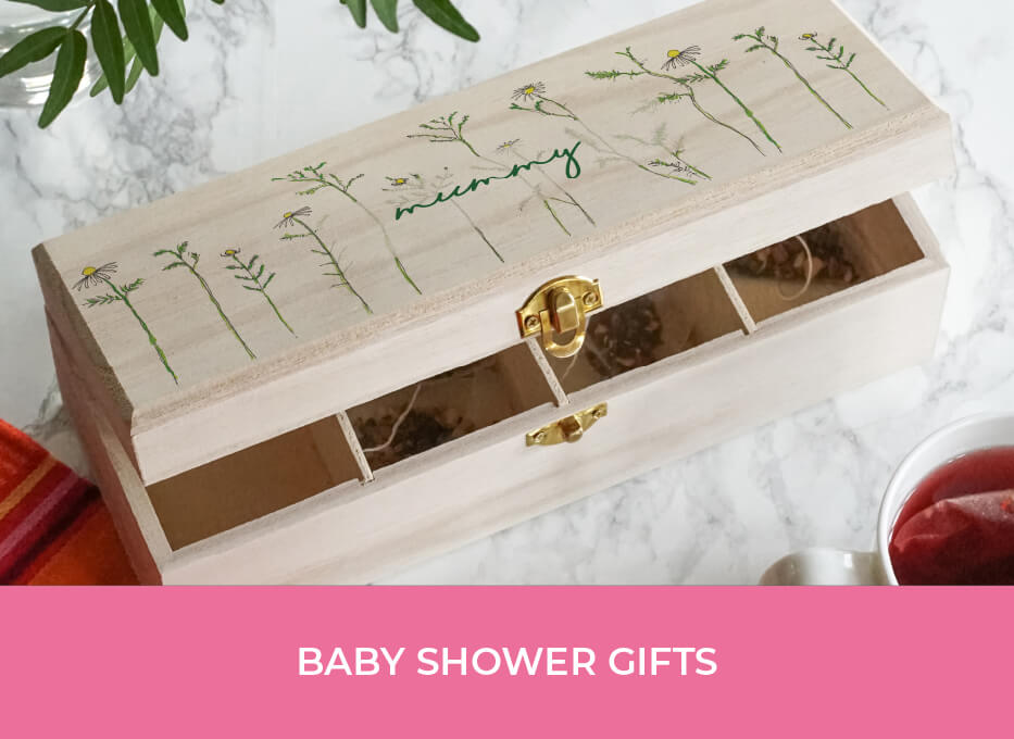 Personalised baby shower gifts