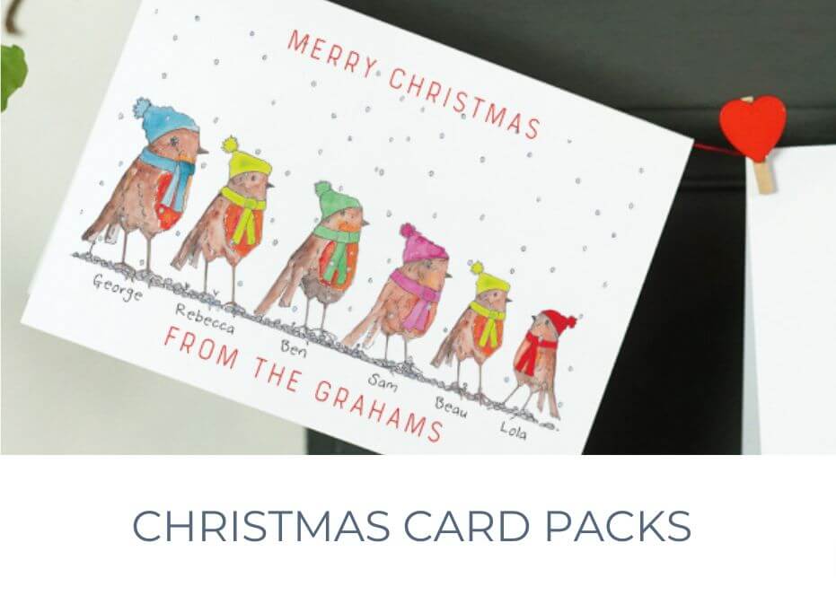 Christmas card packs