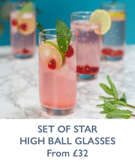 Star High Ball Glasses