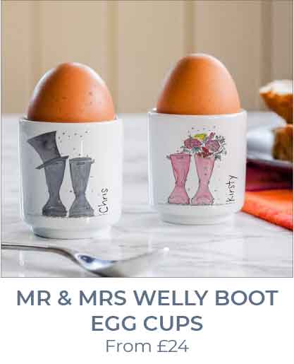 Mr & Mrs Egg Cups