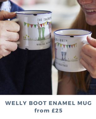 Welly Boot Family Mug