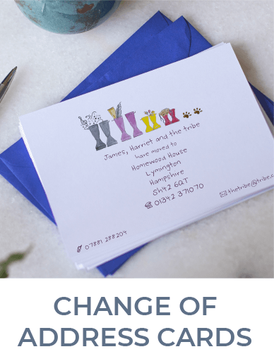 Personalised Change of Address Cards