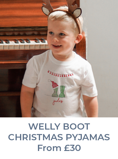 Welly Boot Christmas Pyjamas