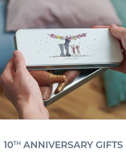 Personalised 10th anniversary gifts