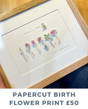 PAPERCUT BIRTH FLOWER PRINT