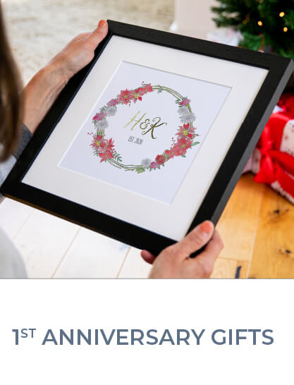Personalised 1st anniversary gifts