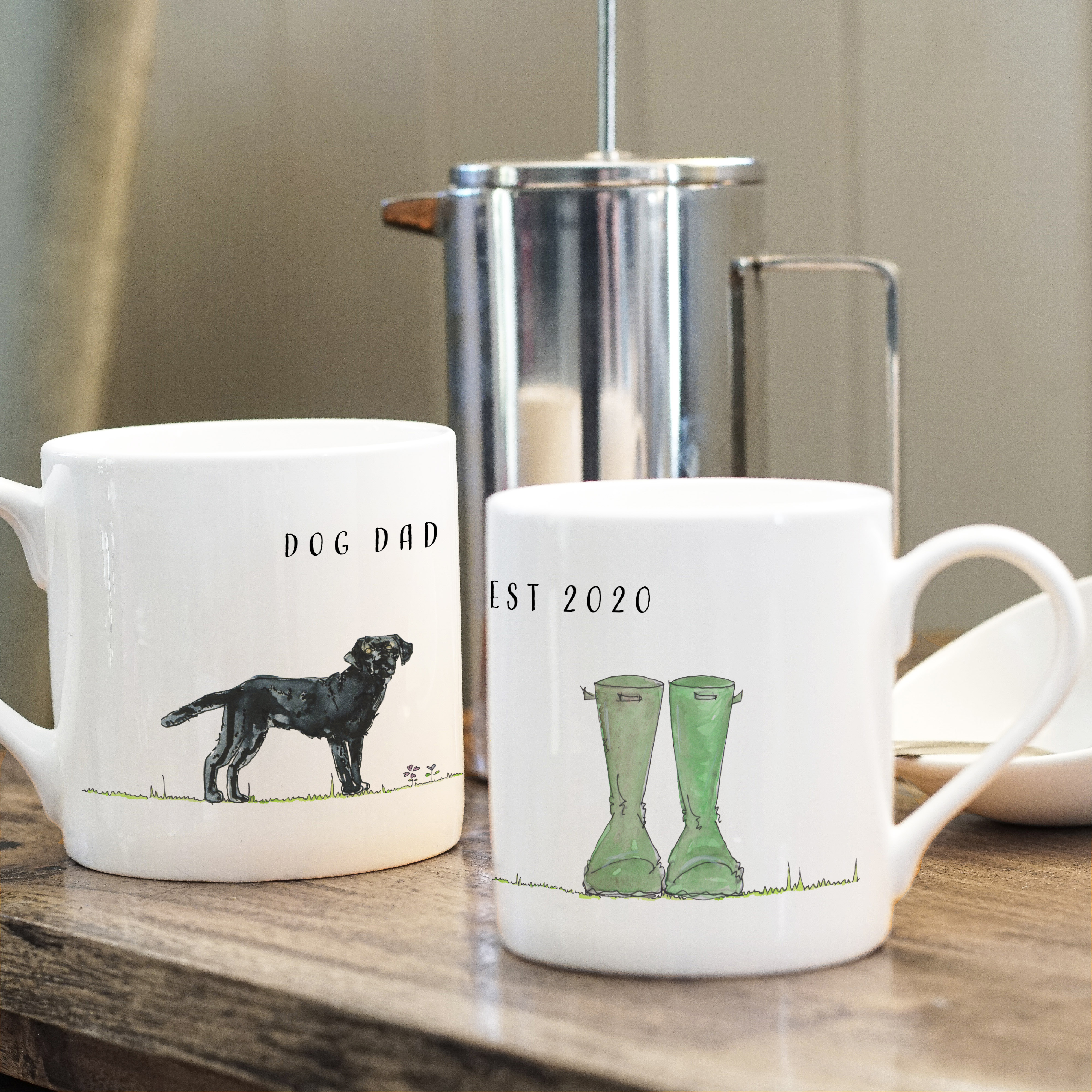 personalised dog dad mug