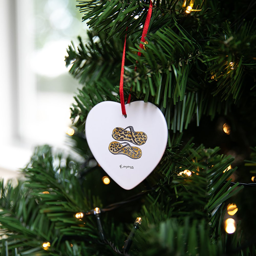 Flip Flops Hanging Ceramic Decoration | This Is Nessie