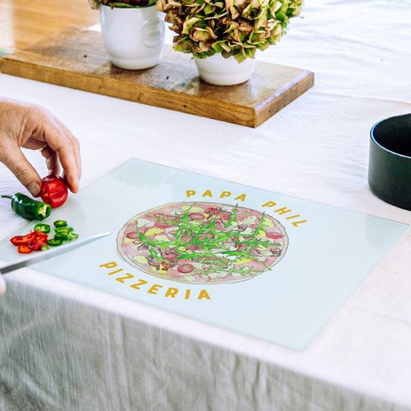 Pizza Chopping Board This Is Nessie