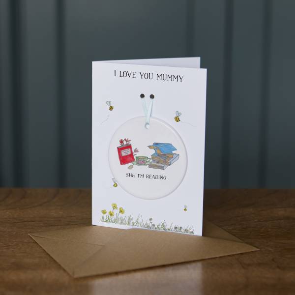 Gedenkkarte 'In Memory On Mother's Day' – Wasserfest, 16,5x12 Cm, Mit Blumenmuster, Für Das Grab