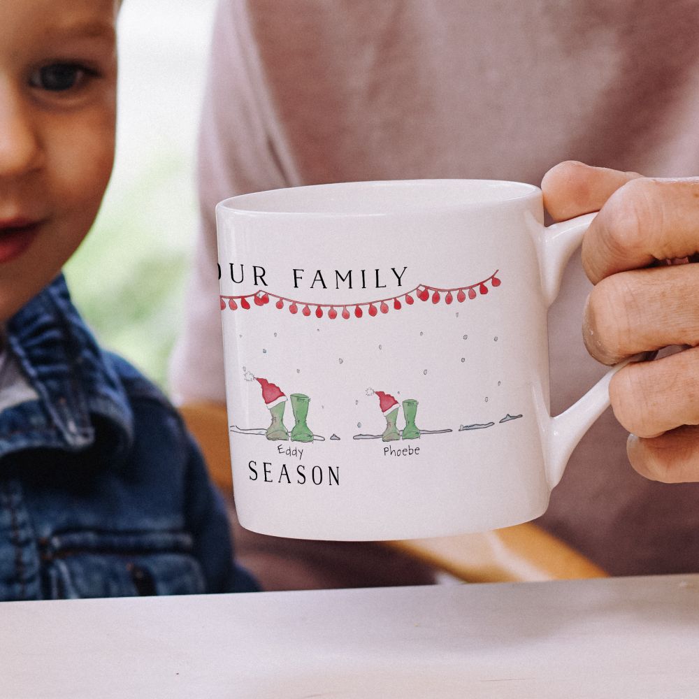 christmas family cups